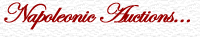 Auctions of Napoleonic Items